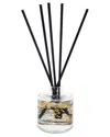 Vivience Flower Scent Gold Splattered Reed Diffuser In Gold