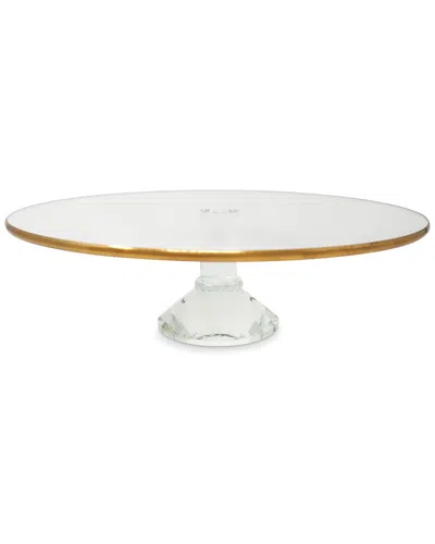 Vivience Glass Cake Plate In Transparent