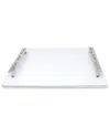 Vivience Glass Challah Board In White