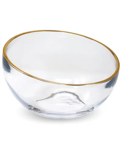Vivience Glass Salad Bowl In Transparent