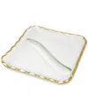 Vivience Glass Sectional Plate With Rim