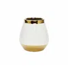 Vivience Gold And White Bud Vase
