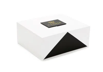 Vivience Gold Circular Diffuser With Three White Flowers, "iris & Rose" Scent