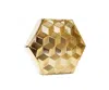 Vivience Gold Hexagon Shaped Vase