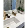 Vivience Gold Narrow Top Diffuser, "iris & Rose"