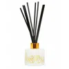 Vivience Gold Spotted White Bottle Diffuser, "lily Of The Valley" Aroma