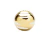 Vivience Gold Tea Light Holder With White Block Design