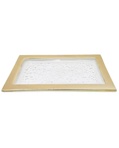 Vivience Hammered Tray In Gold