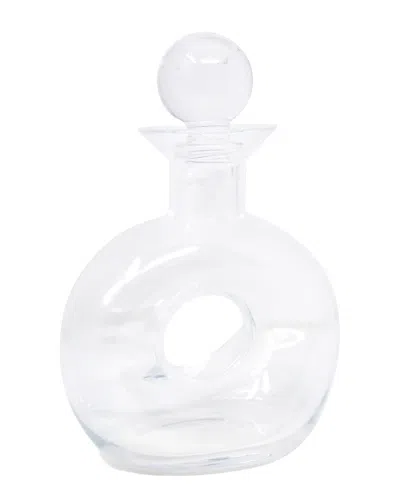 Vivience Hole Design Decanter With Lid