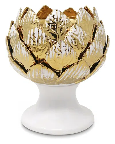 VIVIENCE VIVIENCE LEAF TEALIGHT HOLDER