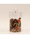 Vivience Medium Acrylic Canister With Ball Knob In Transparent