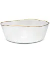 Vivience Organically Shaped Salad Bowl With Border
