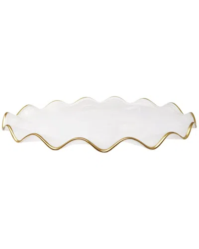 Vivience Oval Tray In Gold