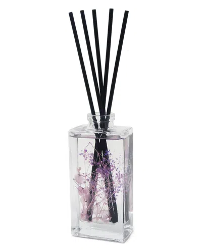 Vivience Purple Preserved Flower Reed Diffuser