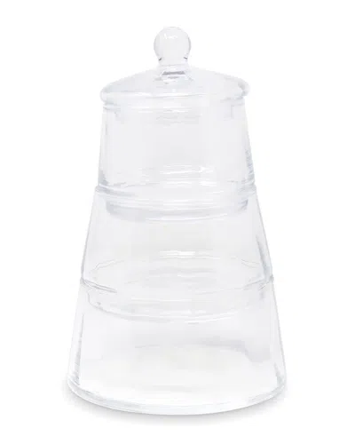 Vivience Pyramid Jar In Transparent