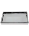 Vivience Rectangle Mirror Tray In Gray
