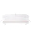 Vivience Rectangular Serving Tray With Cover