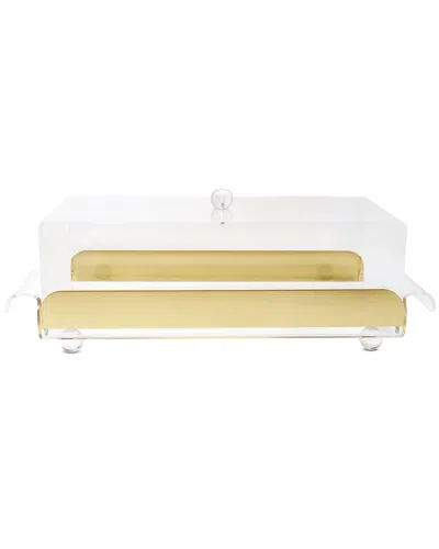 VIVIENCE VIVIENCE RECTANGULAR SERVING TRAY WITH COVER