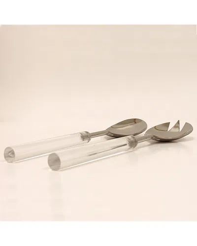 Vivience Salad Server Set With Handle In Multi