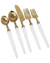Vivience Service For 4 - Dishwasher Safe 20pc Flatware Set In White