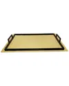 Vivience Serving Tray With Handles - Large In Gold
