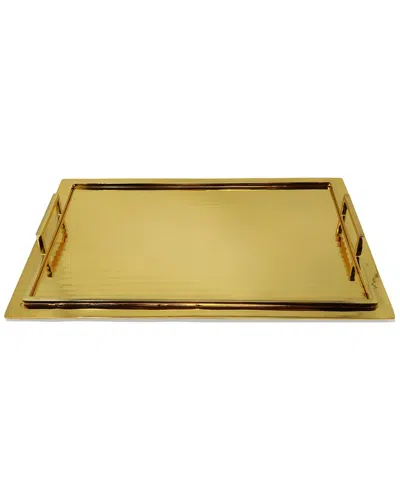 VIVIENCE VIVIENCE SERVING TRAY WITH HANDLES - SMALL