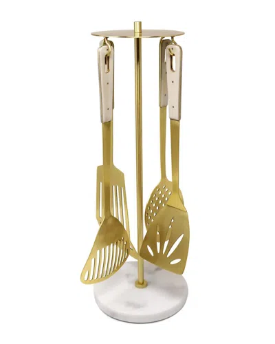 Vivience Serving Utensils In Gold