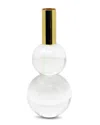 Vivience Set Of 2 Candlesticks With Crystal Ball Shape In Multi
