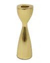Vivience Set Of 2 Textured Candlesticks In Gold