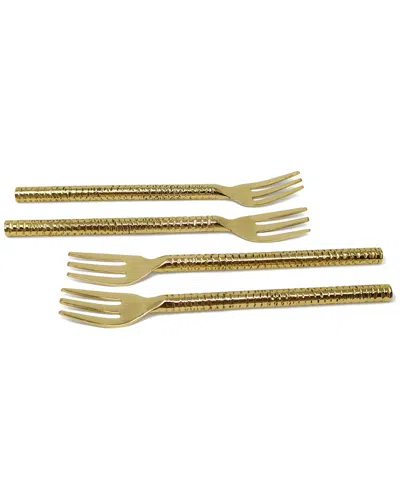 VIVIENCE VIVIENCE SET OF 4 DESSERT SPOONS/FORKS