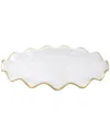 Vivience Set Of 4 Hammered Dinner Plates In Gold