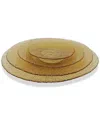 Vivience Set Of 4 Organically Shaped Dessert Plates