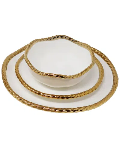 VIVIENCE VIVIENCE SET OF 4 SALAD PLATES