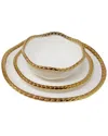 Vivience Set Of 4 Dinner Plates In White