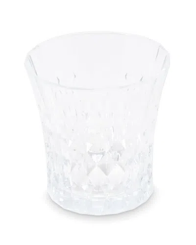 Vivience Set Of 6 Diamond Double Old Fashioned Glasses In Transparent
