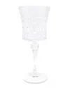 Vivience Set Of 6 Diamond Water Glasses In Transparent