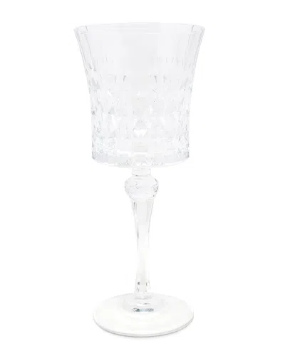Vivience Set Of 6 Diamond Wine Glasses