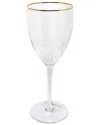 Vivience Set Of 6 Optic Water Glasses With Rim