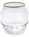 Vivience Set Of 6 Rippled Double Old-fashioned Glasses