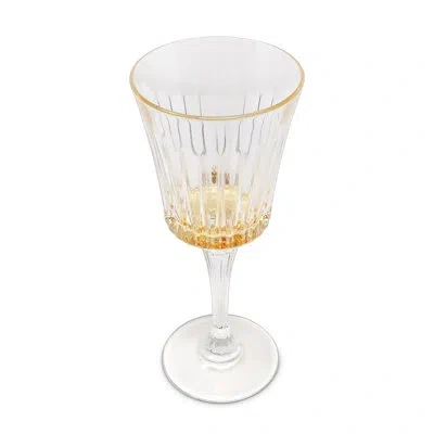 Vivience Set Of 6 Water Glasses In Amber