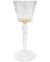 Vivience Set Of 6 Water Glasses With Bottom & Rim Detail