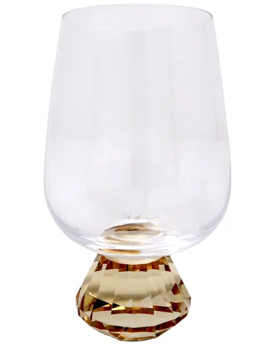 Vivience Set Of 6 Wine Glasses In White