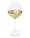 Vivience Set Of 6 Wine Glasses With Bottom Detail