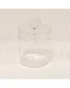 Vivience Small Acrylic Canister With Ball Knob