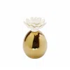 Vivience Small Polished Gold Diffuser, "lily Of The Valley"