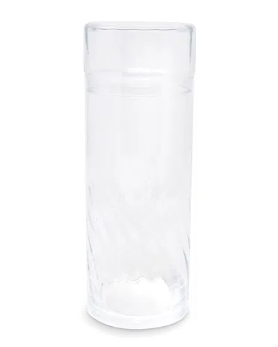 Vivience Spiral Design Jar In Transparent