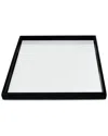 Vivience Square Mirror Tray In Black