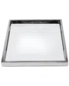 Vivience Square Mirror Tray In Transparent