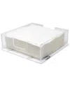 Vivience Square Napkin Holder Acrylic With Base