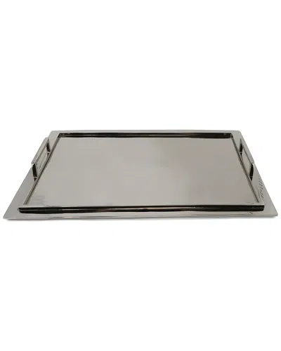 Vivience Stainless Steel Serving Tray - Medium In Silver